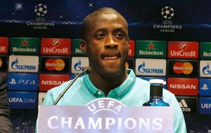 Yaya Toure, coletiva Manchester City (Foto: Reuters)