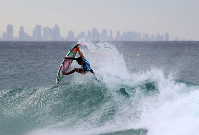 Filipe Toledo campeão da etapa de Gold Coast surfe (Foto: Felipe Siqueira )