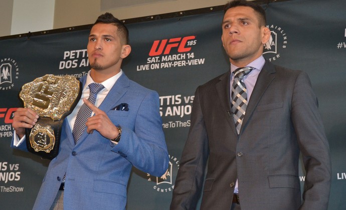 Encarada Anthony Pettis x Rafael dos Anjos, UFC 185, MMA (Foto: Raphael Marinho)