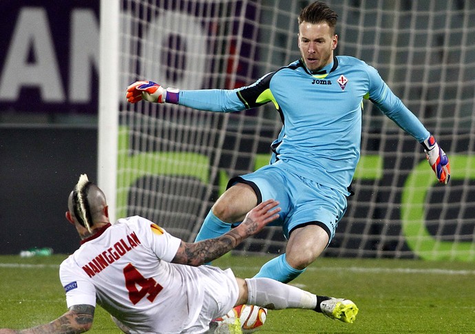 Fiorentina x Roma - Neto (Foto: AP)