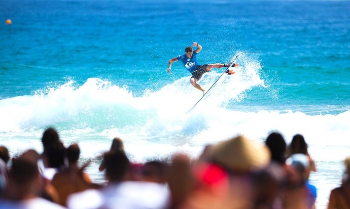 Glenn Hall em ação na repescagem da etapa de Gold Coast, Austrália (Foto: Divulgação)