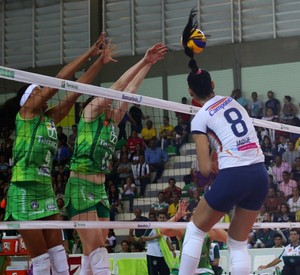 Brasília x Minas superliga feminia (Foto: Felipe Costa / Ponto Marketing Esportivo)