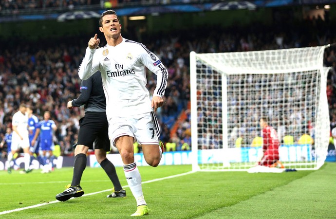 Cristiano Ronaldo, Real MAdrid X Schalke (Foto: Agência EFE)