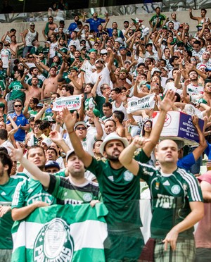 torcida Palmeiras x Corinthians Arena  (Foto: Agência Estado)