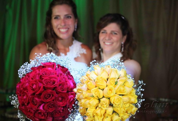 casamento lili e larissa volei de praia (Foto: Reprodução/Facebook)