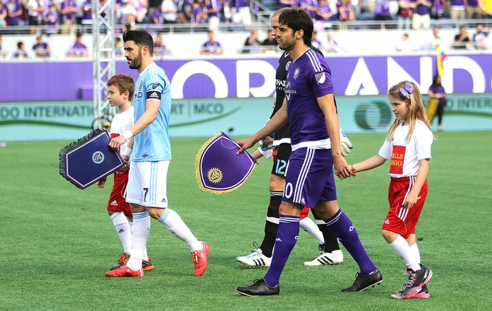 Kaka e David Villa, Orlando City x New York City (Foto: Getty Images)