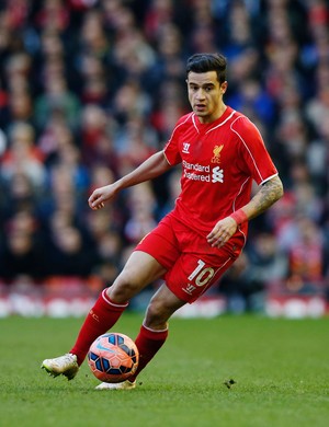 Liverpool x Blackburn - Philippe Coutinho em ação (Foto: Reuters)