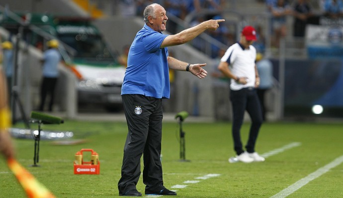 felipão grêmio caxias arena gauchão (Foto: Lucas Uebel/Grêmio FBPA)