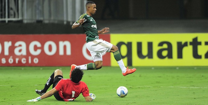 Gabriel Jesus Palmeiras x Bragantino (Foto: Marcos Ribolli)