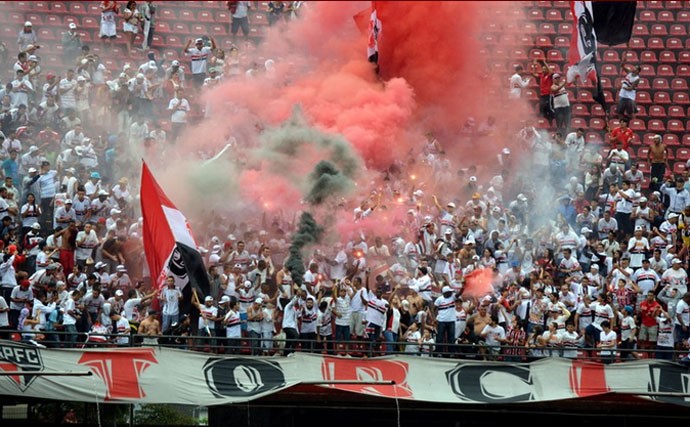 Treino São Paulo no Morumbi com torcida (Foto: Divulgação / São Paulo)