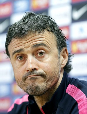 Luis Enrique barcelona coletiva (Foto: EFE)