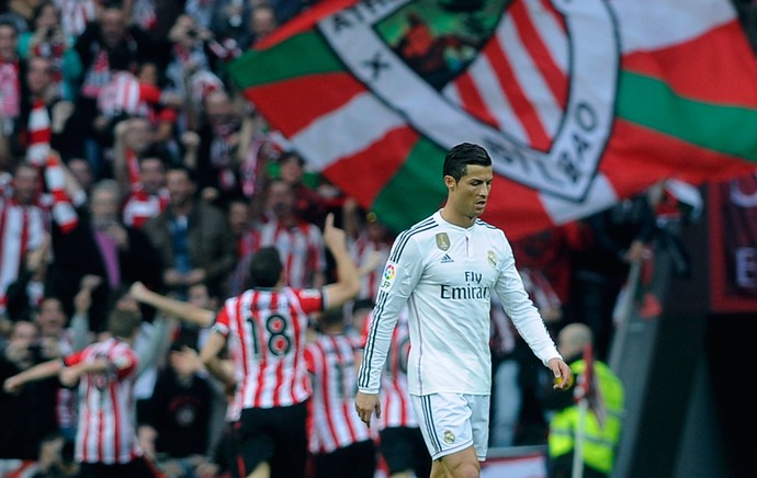 Atlético de Bilbao x Real Madrid- comemoração Atlético (Foto: AFP)