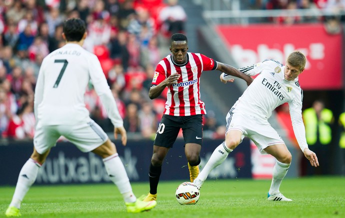 Atlético de Bilbao x Real Madrid- lance de jogo (Foto: Getty)