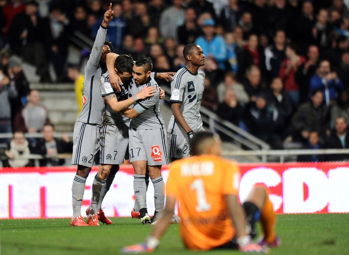 gol Olympique de Marselha (Foto: AFP)