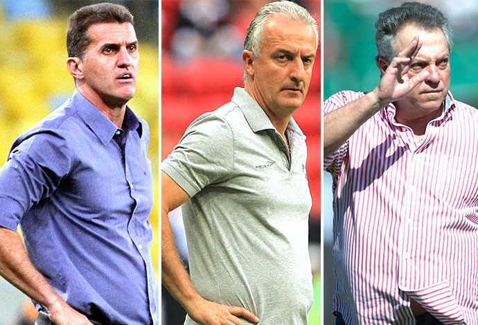 Montagem Vagner Mancini, Dorival Júnior e Abel Braga (Foto: GloboEsporte.com)