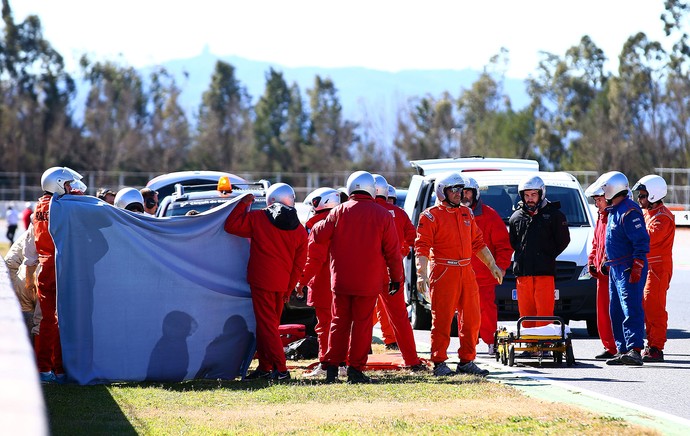 Alonso bate treino Barcelona F1 (Foto: Getty Images)