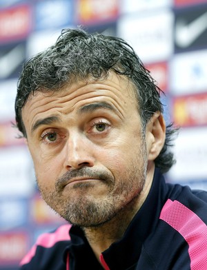 Luis Enrique barcelona coletiva (Foto: EFE)