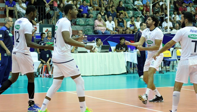 Cruzeiro vôlei Sul-Americano de clubes (Foto: Ana Flávia Goulart – Divulgação Cruzeiro)