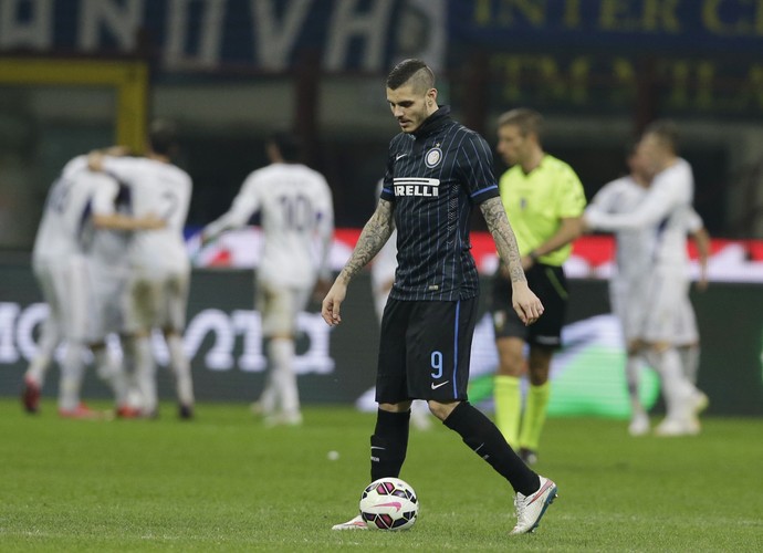 Icardi Inter de Milão x Fiorentina (Foto: AP)