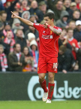 Philippe Coutinho Liverpool Manchester City (Foto: Reuters)