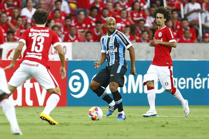 Gre-Nal Grêmio Inter Gauchão Beira-Rio Fellipe Bastos Valdívia (Foto: Lucas Uebel/Grêmio FBPA)