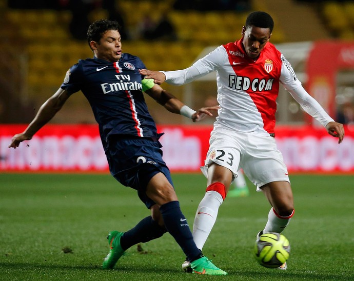 thiago silva martial monaco x paris saint-germain psg (Foto: Reuters)