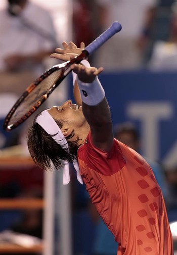 David Ferrer comemora tetracampeonato em Acapulco (Foto: EFE)