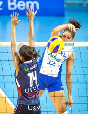 Natália, Rexona Ades X São Caetano, Superliga de Vôlei (Foto: Marcio Rodrigues/MPIX)