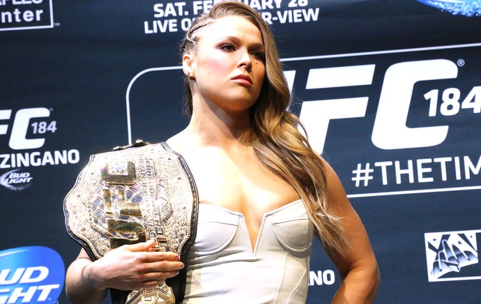 Ronda Rousey, Media Day UFC 184 (Foto: Evelyn Rodrigues)