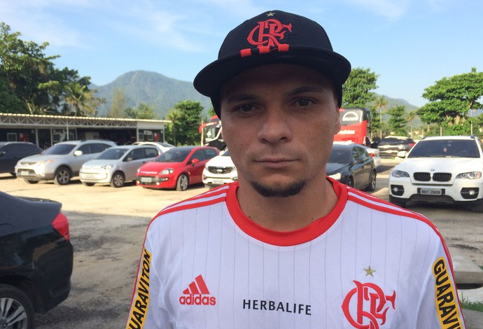 Pará, treino do Flamengo (Foto: Ivan Raupp)