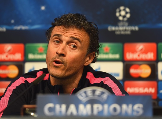 Luis Enrique Coletiva Barcelona (Foto: Getty Images)