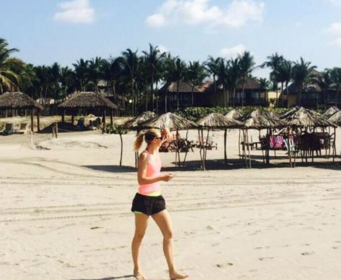 Maria Sharapova curte Acapulco, no México (Foto: Reprodução/Instagram)