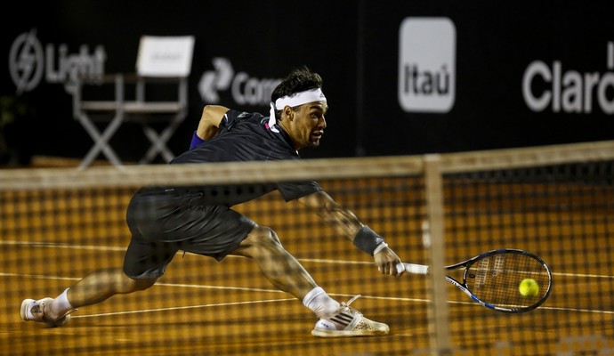 tenis fabio fognini rafael nadal aberto do rio (Foto: AGIF)