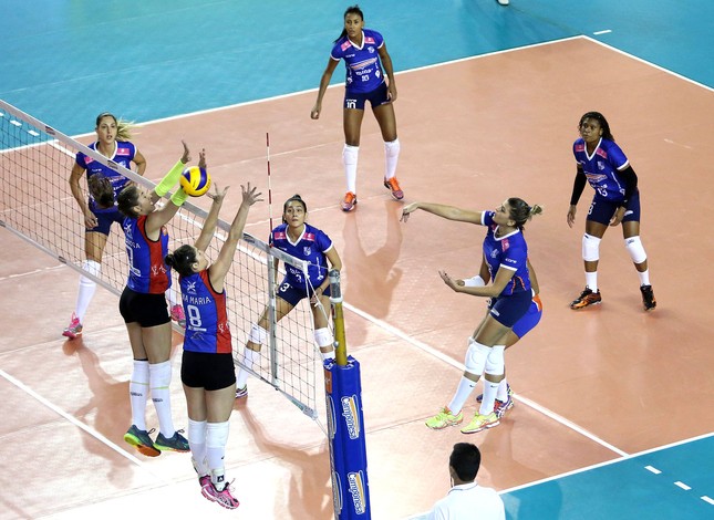 Minas X Maranhão, Super Liga de Vôlei Feminino (Foto: Orlando Bento)