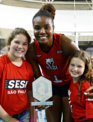 Fabiana foi eleita a melhor do jogo entre Sesi-SP e Brasília (Foto: Lucas Dantas/ Divulgação Sesi-SP)