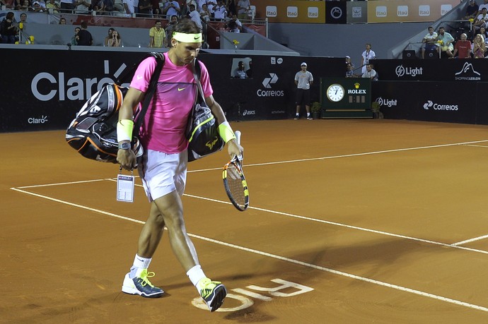 tenis rafael nadal aberto do rio (Foto: AGIF)