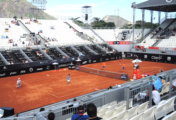 Bruno Soares e Alexander Peya - Aberto do Rio (Foto: José Geraldo Azevedo)