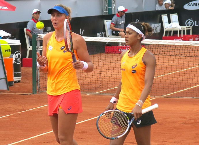 Tenis Bia Haddad e Teliana (Foto: Thiago Quintella)