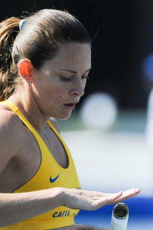 Fabiana Murer abre temporada indoor neste sábado (Foto: Agência Luz/BM&F Bovespa)