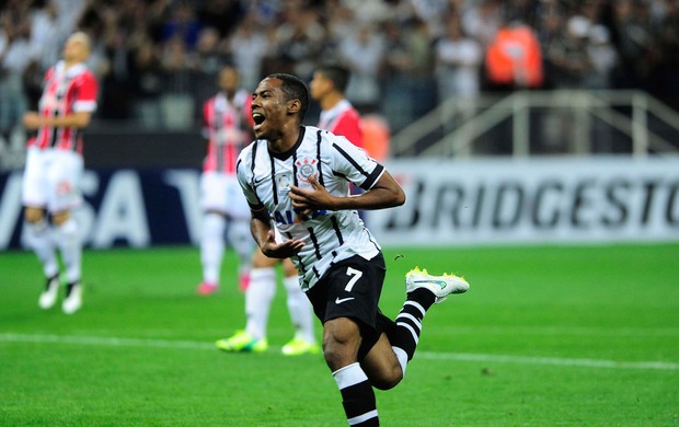 Elias gol Corinthians x São Paulo, Libertadores (Foto: Marcos Ribolli)