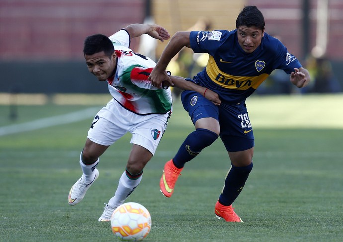 Diaz e Palacios, Boca x Palestino (Foto: EFE)