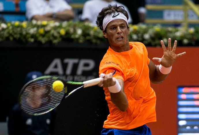 Feijão, João Souza, tênis, Brasil Open (Foto: Daniel Vorley / Brasil Open 2015.)