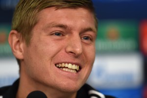 Toni Kroos coletiva Real Madrid (Foto: AFP)