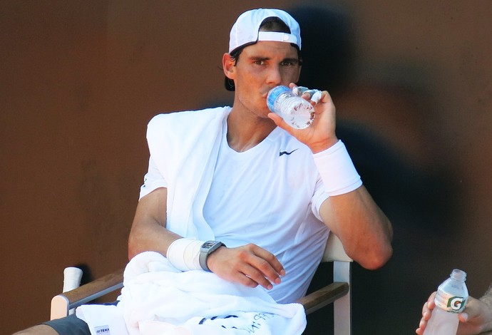 rafael nadal tenis treino (Foto: Thiago Quintella)