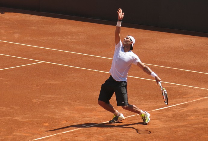 rafael nadal tenis treino (Foto: Thiago Quintella)