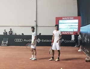 Marcelo Melo e Knowle (Foto: Guilherme Costa)