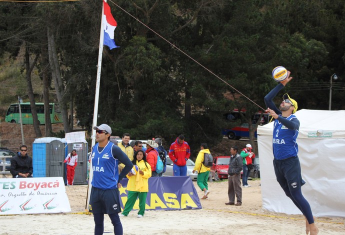 bruno e hevaldo volei de praia CIRCUITO SUL-AMERICANO (Foto: Divulgação/CSV)