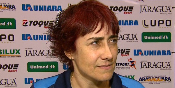 Sandra Mara Leão, técnica do time feminino de Araraquara (Foto: Reginaldo dos Santos/EPTV)