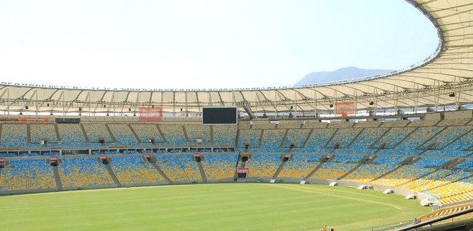 Setor sul Maracanã (Foto: Bernardo Eyng)