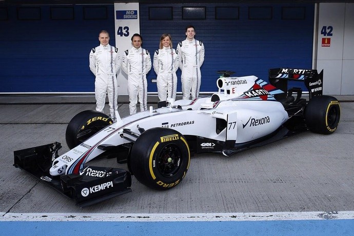 Novo FW37 da Williams - 1/2/2015 (Foto: Reprodução/Twitter)